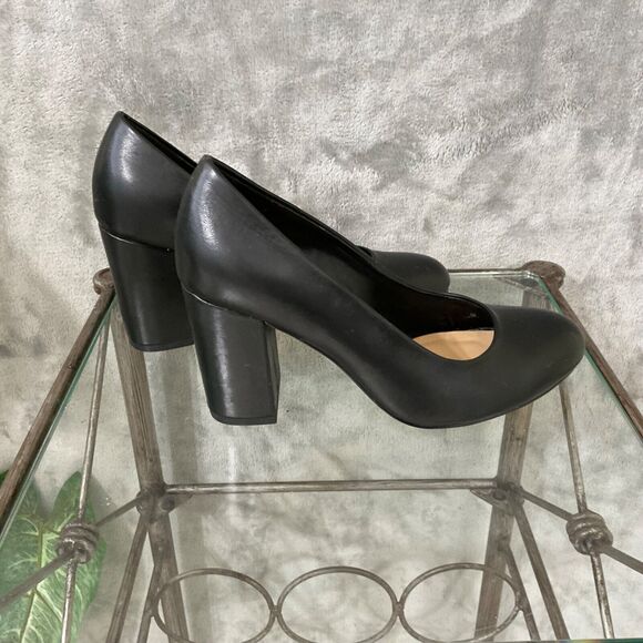 BELLA VITA Career Leather PUMPS, SIZE 6 WW wide width shoes black - Picture 3 of 11